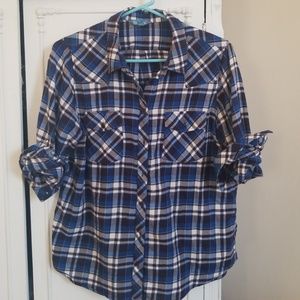 Womens button down western.
